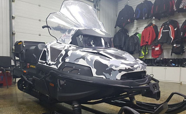 Комплект защиты нижней (черный) для снегохода Викинг 2.0/3/0 JU109146 S800 8407004-10