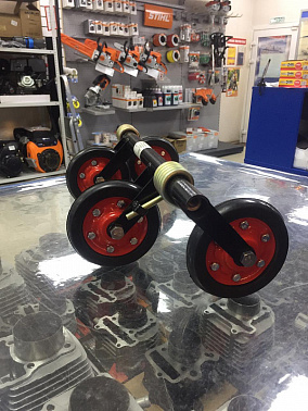 Тележка (каретка)  усил.ПЕРЕДНЯЯ, пружины 8 мм, мотобукс IKUDZO V1, снегоход IKUDZO HUNTER база 510 