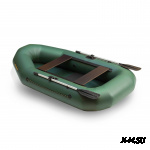 Лодка ПВХ Лидер &quot;Компакт-245&quot;-ГБС гермобаул и слань в комплекте
